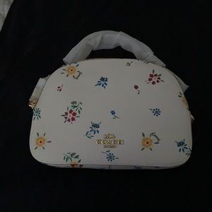 COACH  SERENA SATCHEL WITH WILD MEADOW PRINT